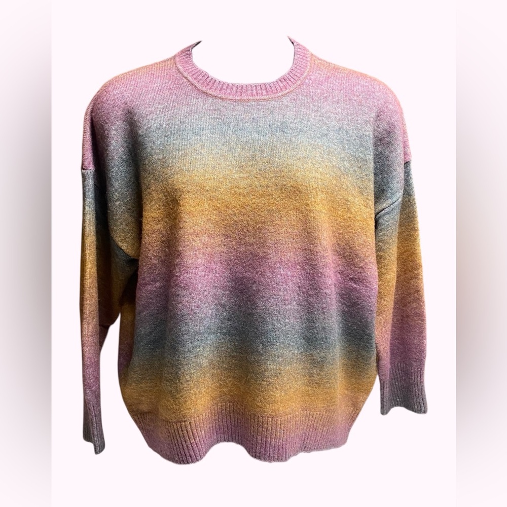 Old Navy Gradient Crewneck Sweater Size Large